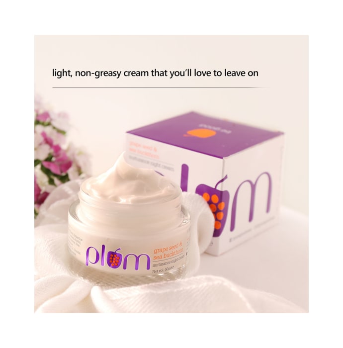 Plum Grape Seed & Sea Buckthorn Nurturance Night Cream (50ml)