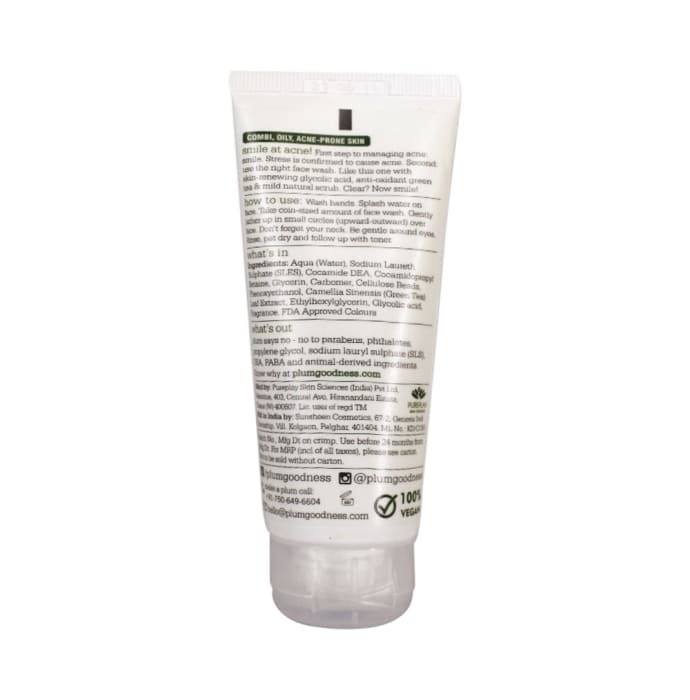 Plum Green Tea Pore Cleansing Face Wash (75ml)