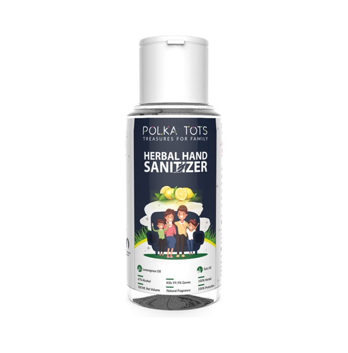 Polka Tots Herbal Hand Sanitizer (100ml Each)