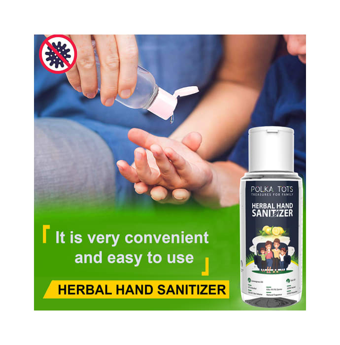 Polka Tots Herbal Hand Sanitizer (100ml Each)