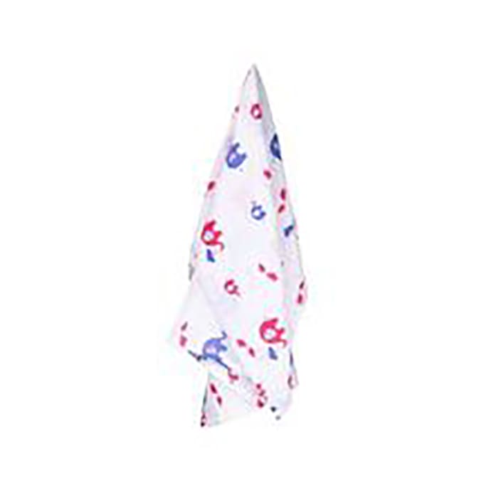 Polka Tots Organic Cotton Swaddle / Wrap Elephant Print