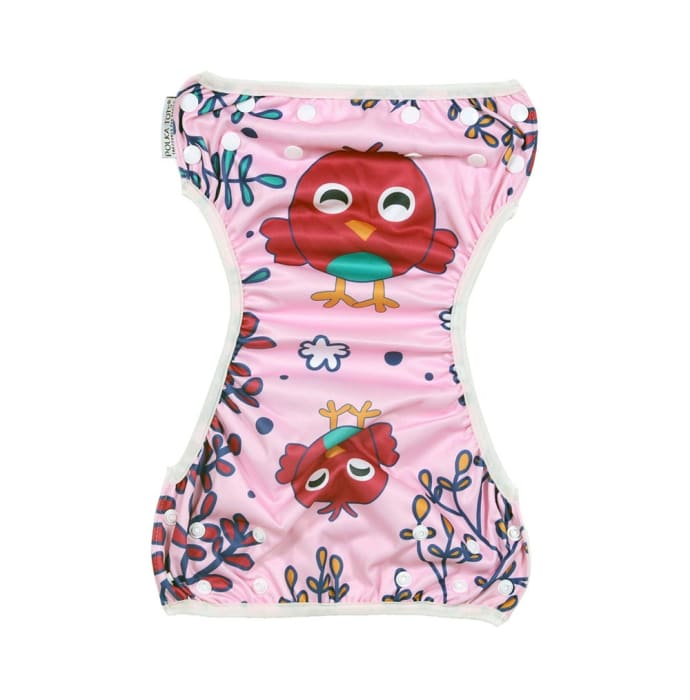 Polka Tots Swim Diaper Bird Design