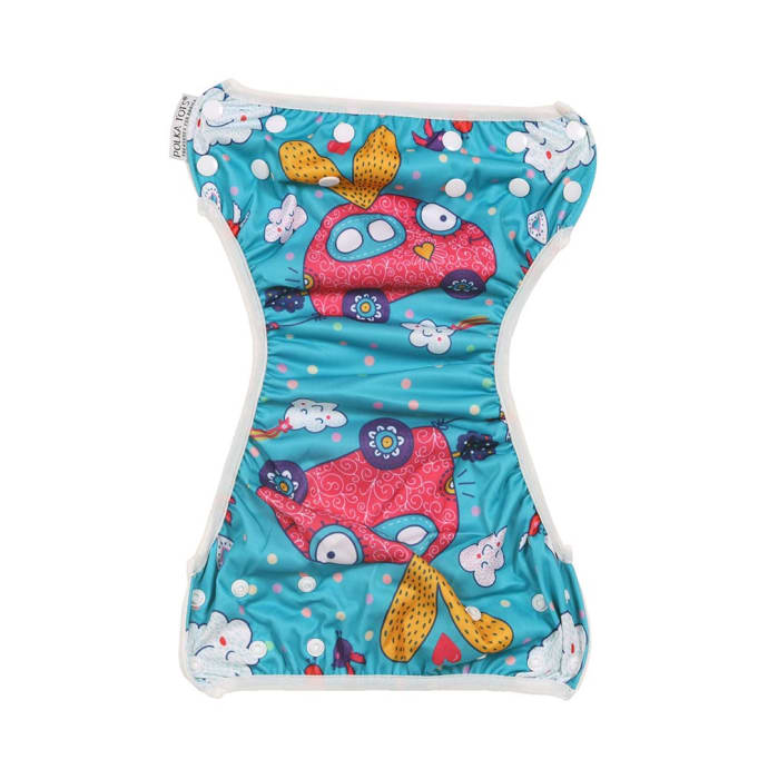 Polka Tots Swim Diaper Car Design