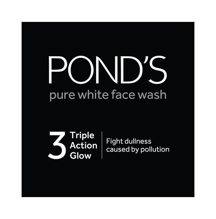 Pond's Pure White Face Wash with Activated Charcoal (100gm)