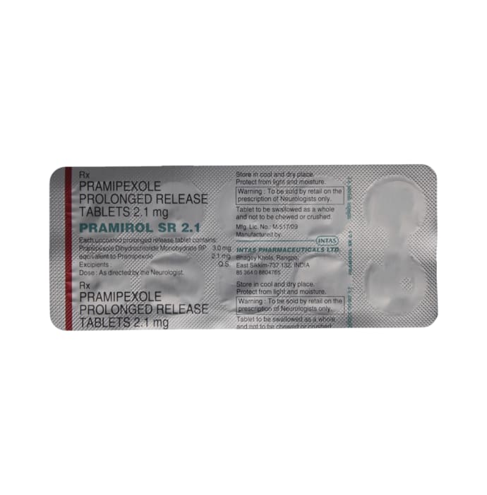 Pramirol SR 2.1mg Tablet (10'S)