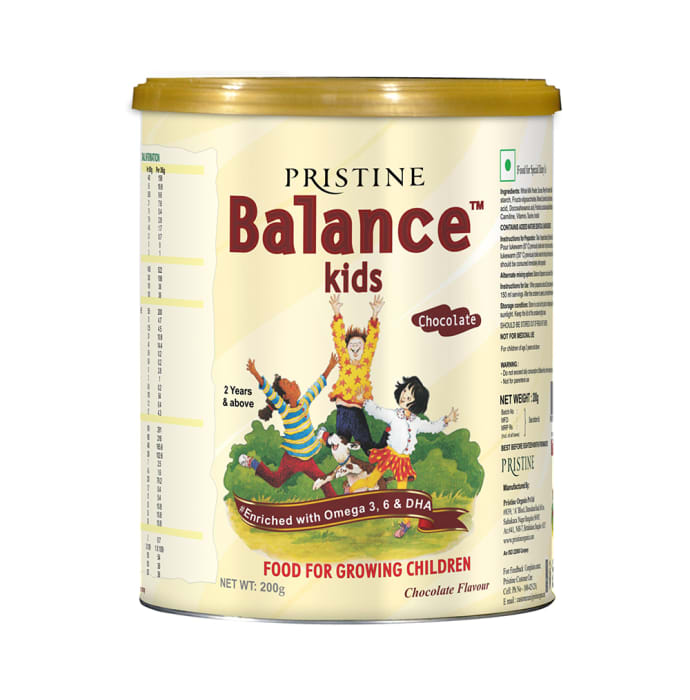 Pristine Balance Kids Chocolate Powder (200gm)