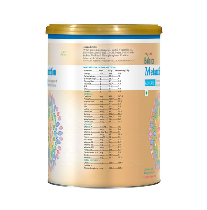 Pristine Balance Metanutrition AD Care Powder (400gm)