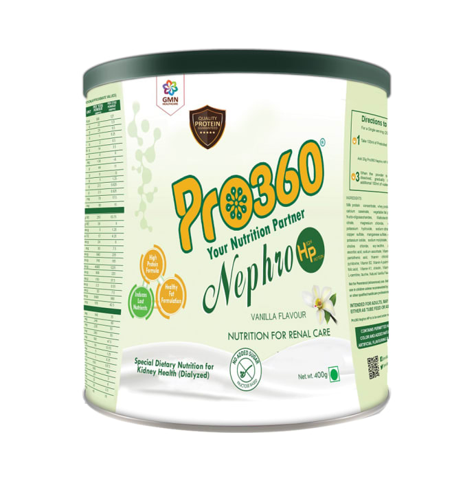 Pro360 Nephro High Protein Vanilla (400gm)