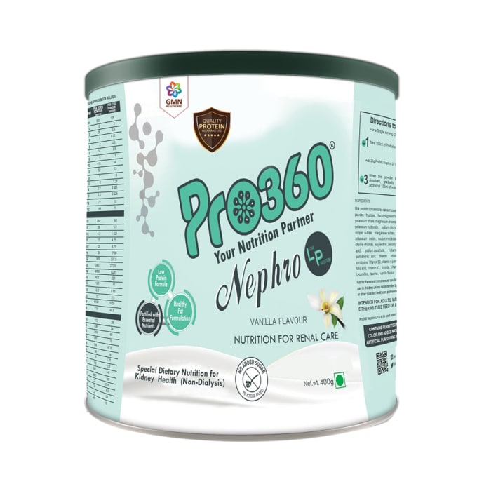 Pro360 Nephro Low Protein Vanilla (400gm)