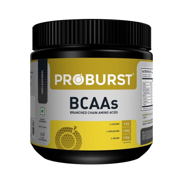 Proburst BCAA Powder Unflavoured (250gm)