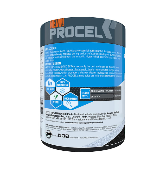 Procel 100% Fermented BCAA+ Powder Icy Lemonade (400gm)