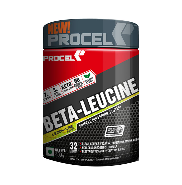 Procel Beta-Leucine Powder Lemon-Lime (400gm)