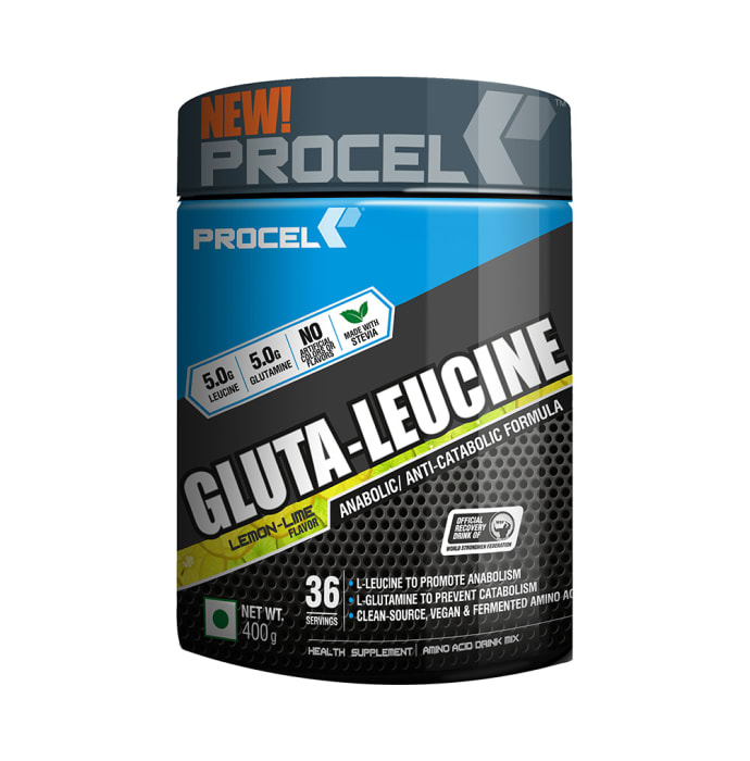 Procel Gluta-Leucine Powder Lemon-Lime (400gm)