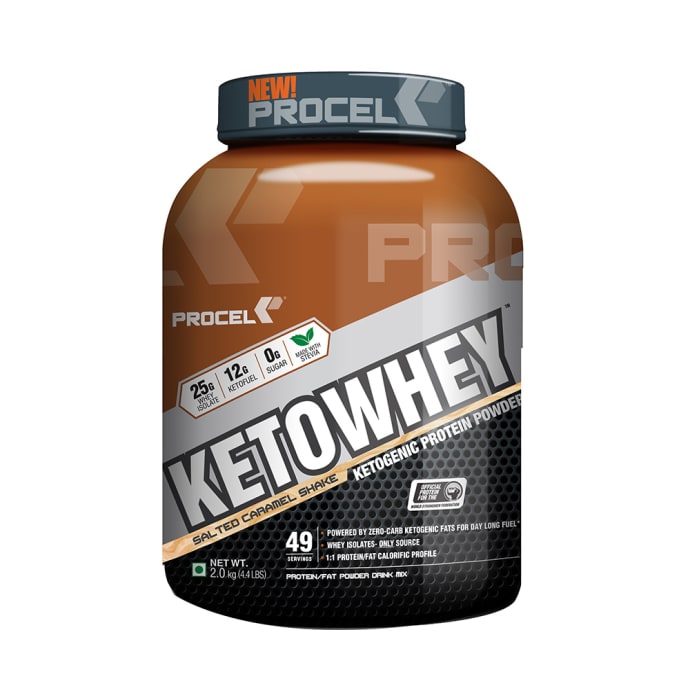 Procel Ketowhey Ketogenic Protein Powder Salted Caramel Shake (2kg)