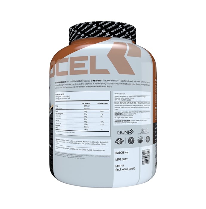 Procel Ketowhey Ketogenic Protein Powder Salted Caramel Shake (2kg)