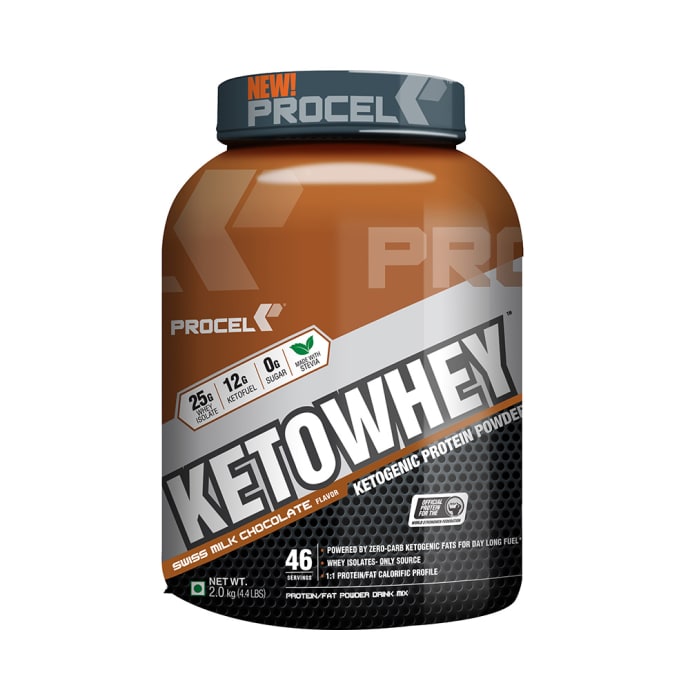 Procel Ketowhey Ketogenic Protein Powder Swiss Milk Chocolate (2kg)