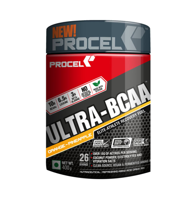 Procel Ultra-BCAA Powder Orange Pineapple (400gm)