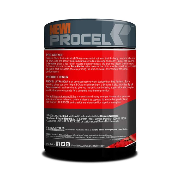 Procel Ultra-BCAA Powder Watermelon (400gm)