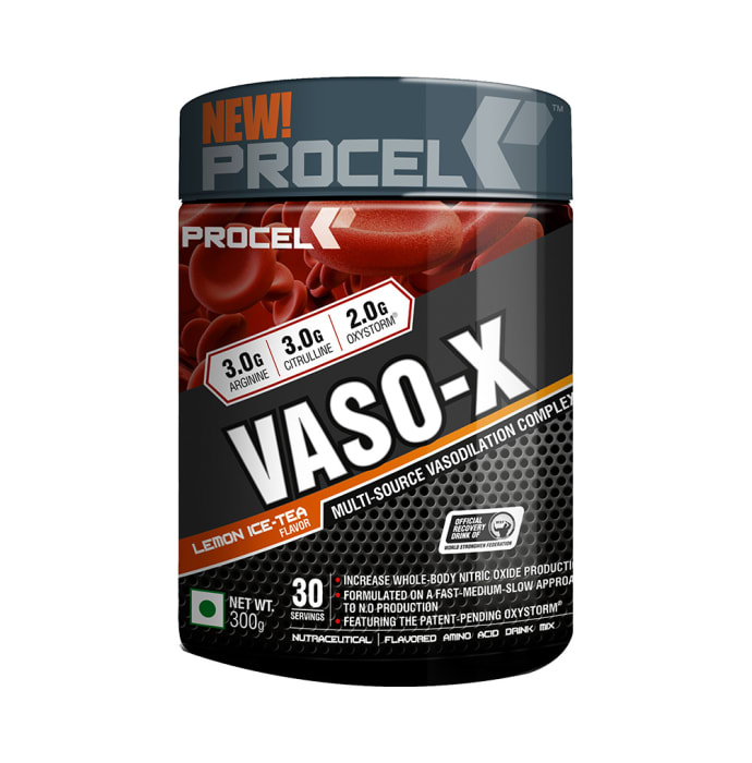 Procel Vaso-X Powder Lemon Ice Tea (300gm)