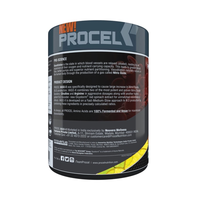 Procel Vaso-X Powder Lemon Lime (300gm)