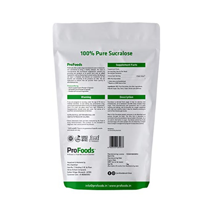 ProFoods 100% Pure Sucralose Powder (125gm)