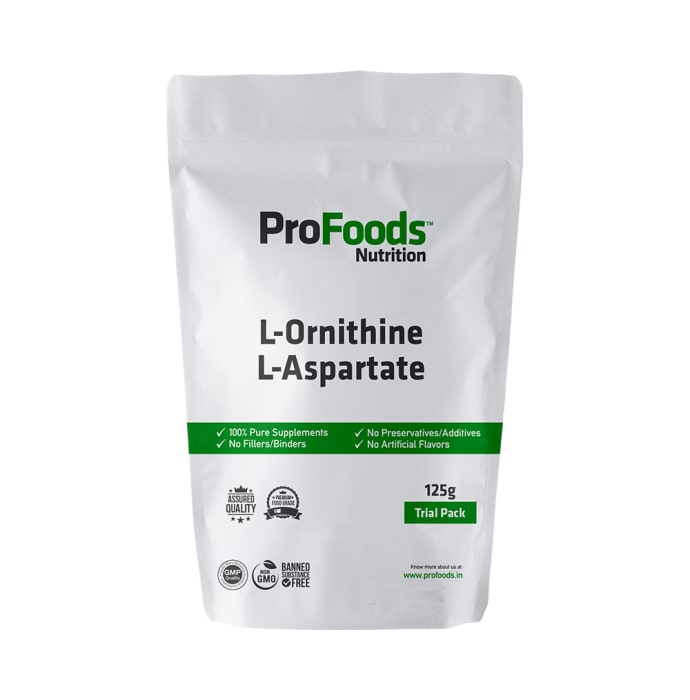 ProFoods L-Ornithine L-Aspartate Powder (125gm)