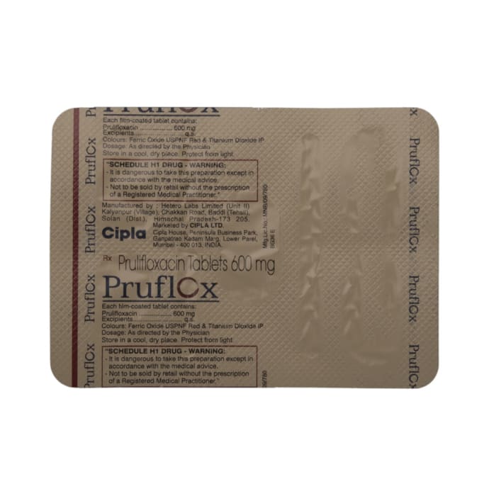 Pruflox 600mg Tablet (5'S)