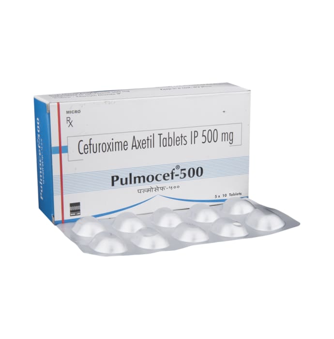 Pulmocef 500mg Tablet (10'S)