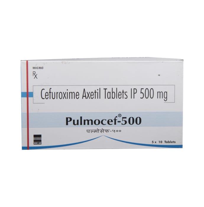 Pulmocef 500mg Tablet (10'S)