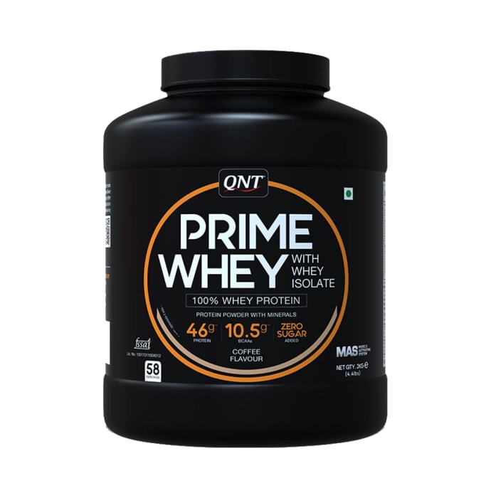 QNT Prime Whey Isolate Powder Coffee (2kg)