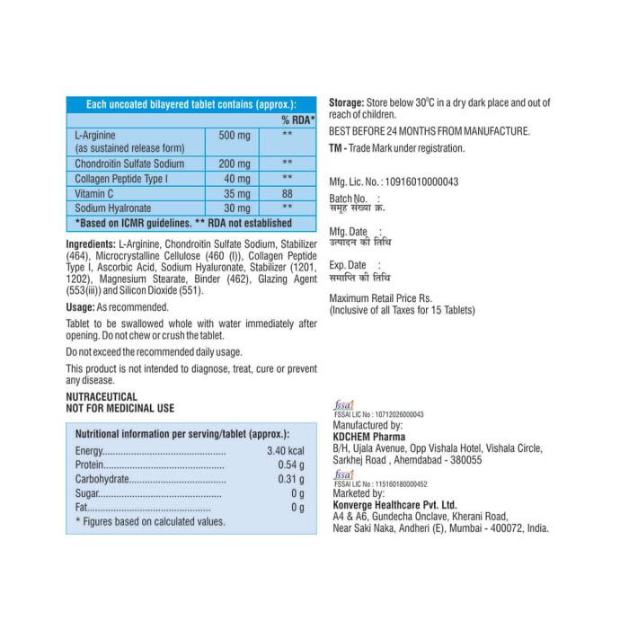 Restojoint Tablet (15'S)