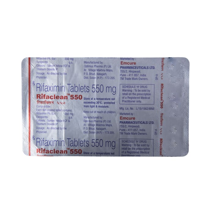 Rifaclean 550mg Tablet (10'S)