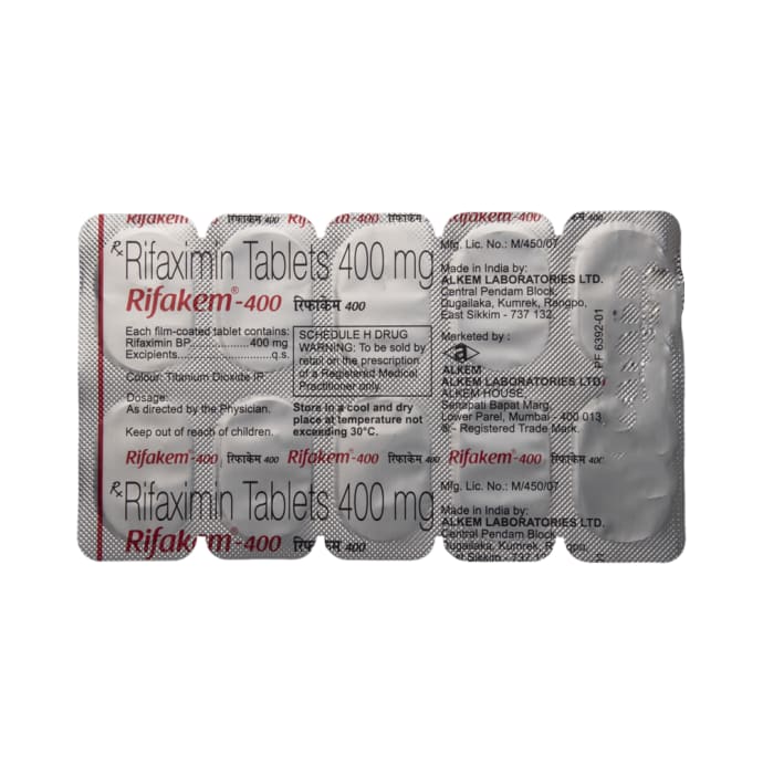 Rifakem 400mg Tablet (10'S)