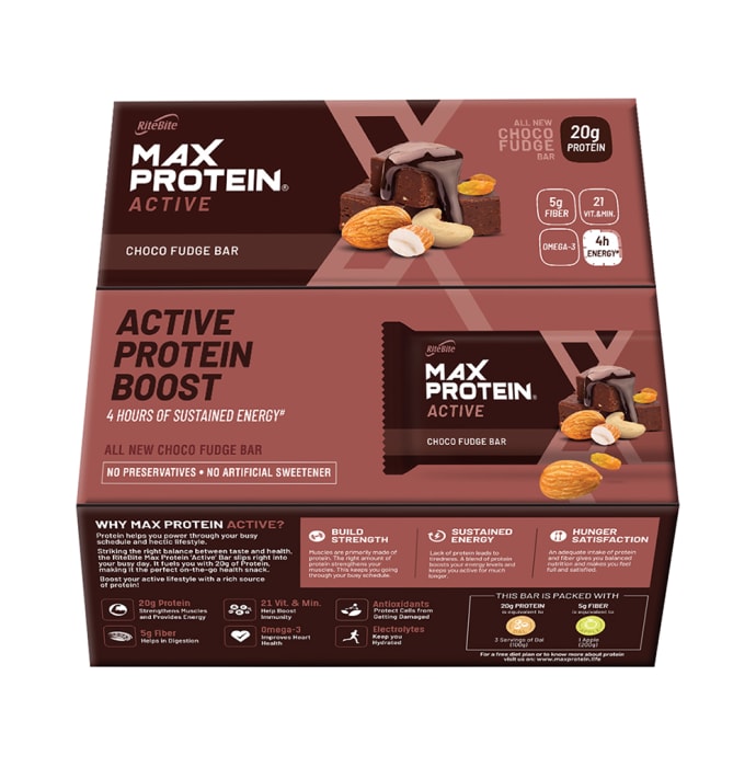 Ritebite max protein bar choco fudge