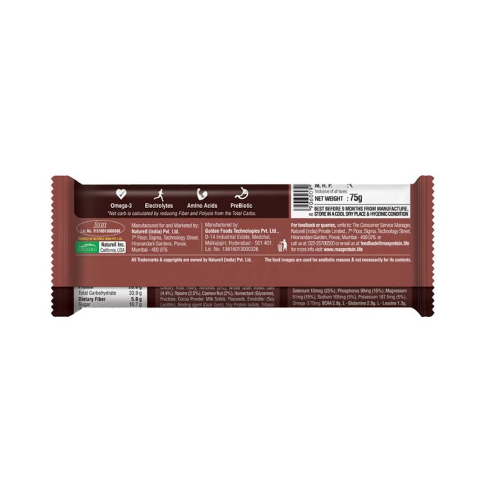 Ritebite max protein bar choco fudge