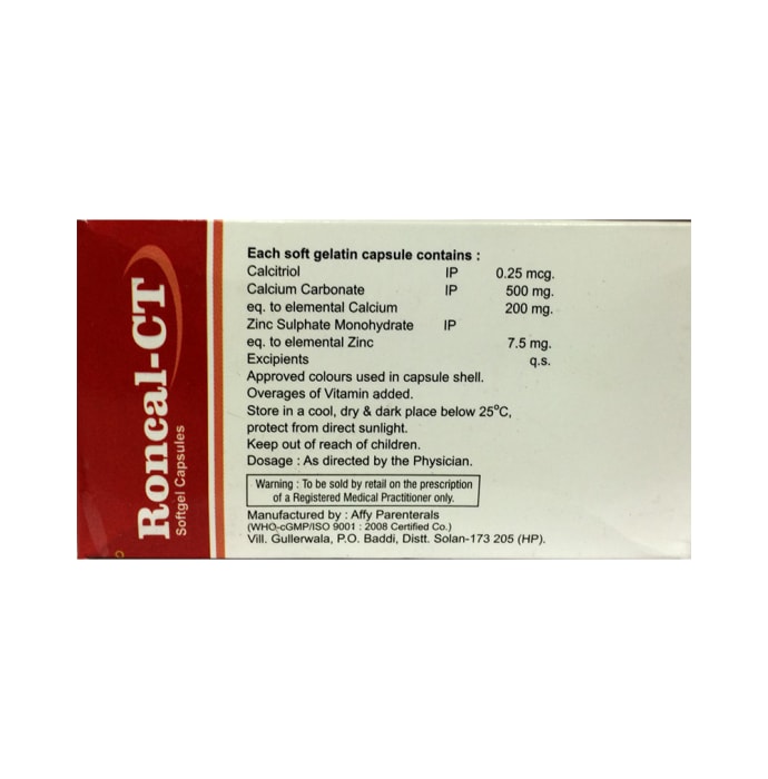 Roncal-ct soft gelatin capsule (10'S)