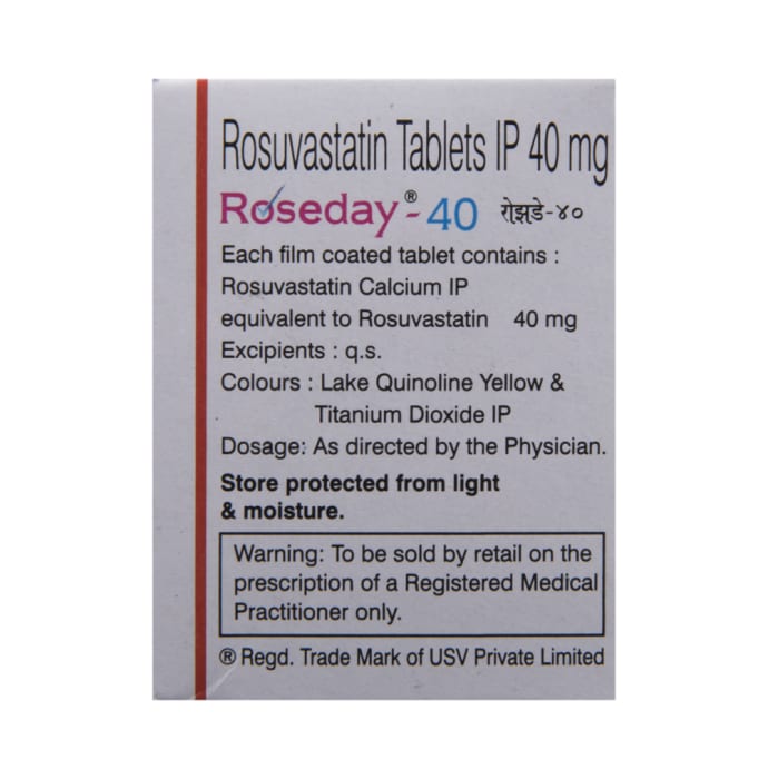 Roseday 40mg Tablet (10'S)