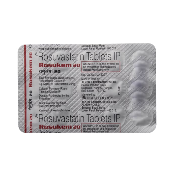 Rosukem 20mg Tablet (15'S)