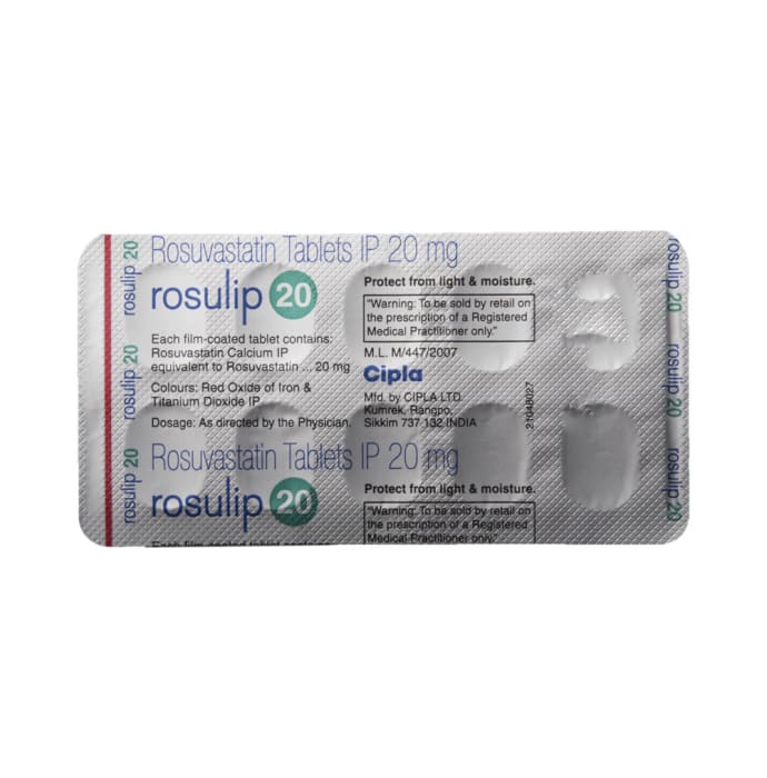 Rosulip 20mg Tablet (10'S)