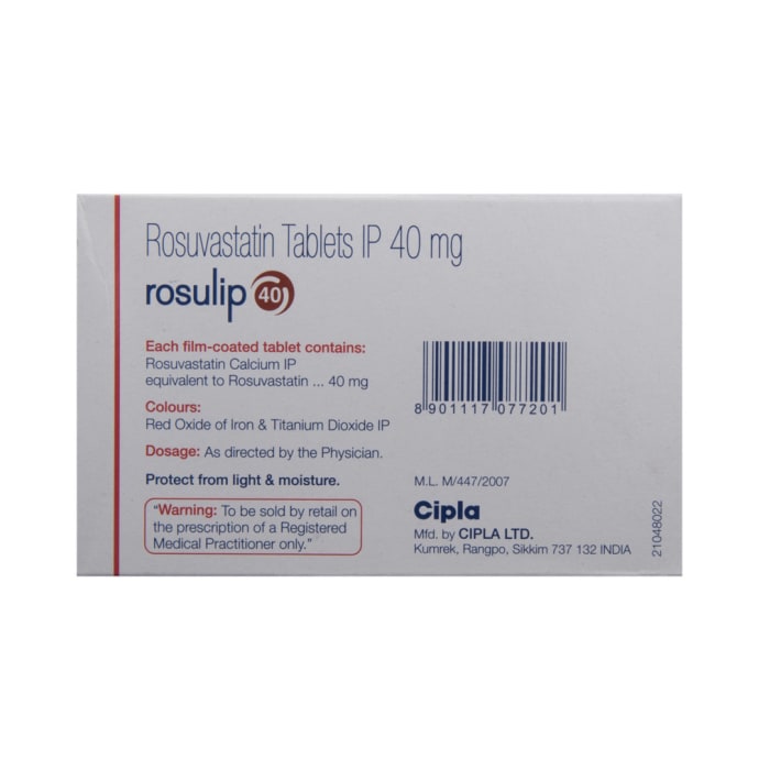 Rosulip 40mg Tablet (10'S)