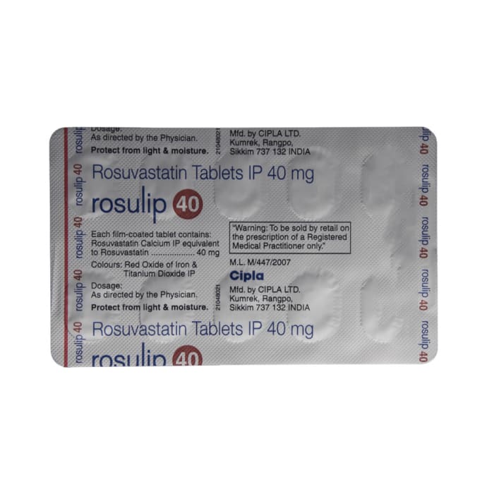 Rosulip 40mg Tablet (10'S)