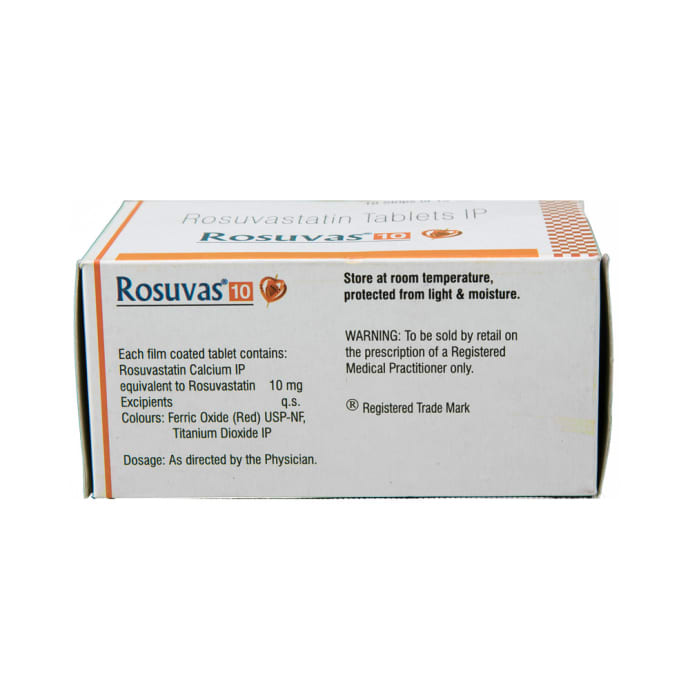 Rosuvas 10mg Tablet (15'S)