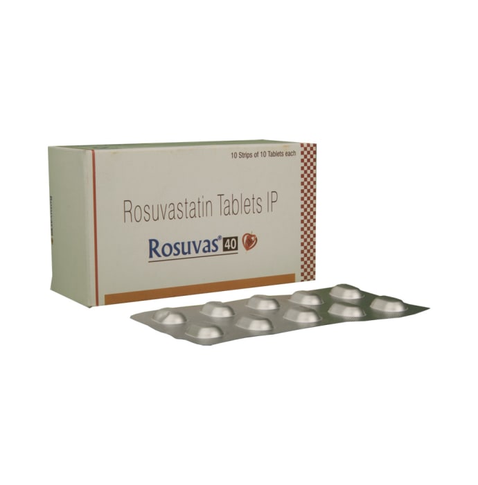 Rosuvas 40mg Tablet (10'S)