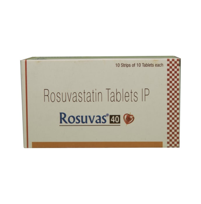 Rosuvas 40mg Tablet (10'S)