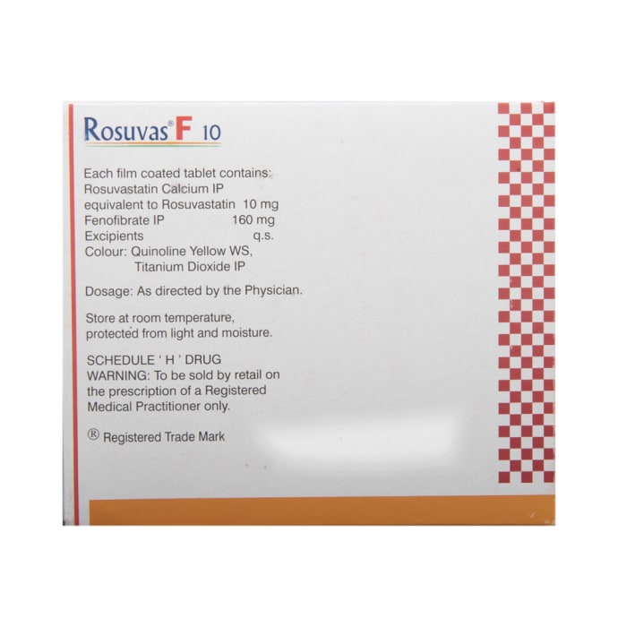 Rosuvas F 10 Tablet (15'S)