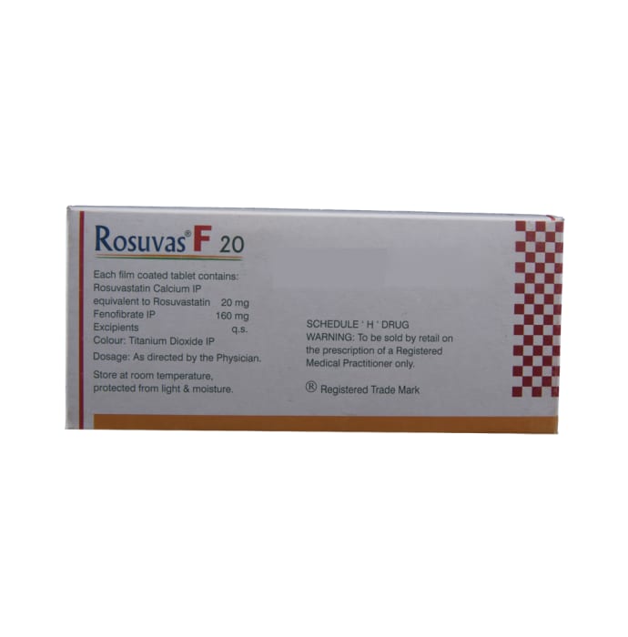 Rosuvas F 20 Tablet (10'S)