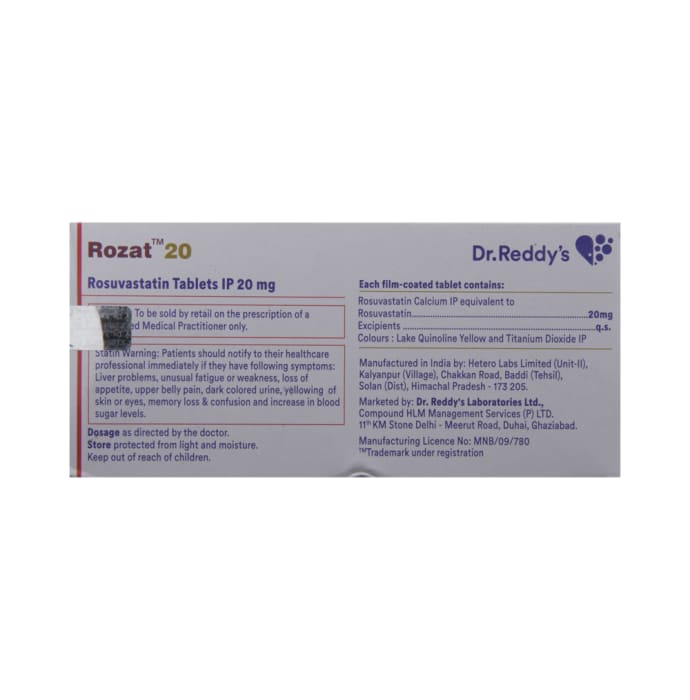 Rozat 20mg Tablet (10'S)