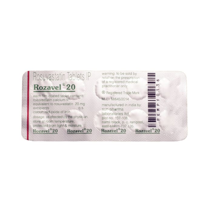 Rozavel 20mg Tablet (10'S)