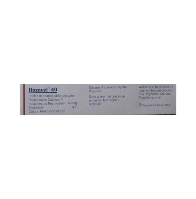 Rozavel 40mg Tablet (10'S)