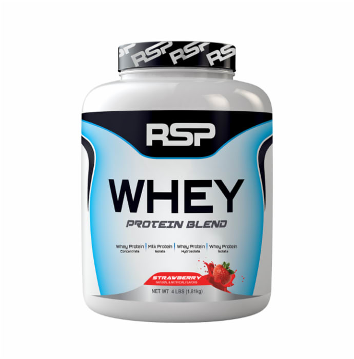 RSP Nutrition Whey Protein Powder Strawberry (4lb)